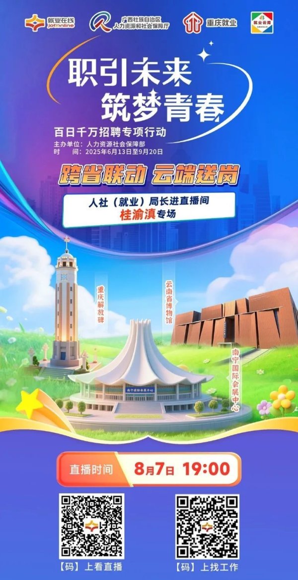 股票配资数据 跨省联动&#32;云端送岗——“就业在线”开展“人社（就业）局长进直播间”桂渝滇专场